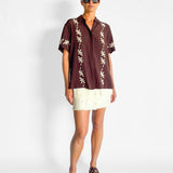 Short Sleeve Silk Shirt