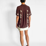 Short Sleeve Silk Shirt