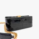 Patent Matelasses Monogram Chain Bag