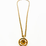 Vintage Gold Orb Necklace
