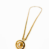Vintage Gold Orb Necklace