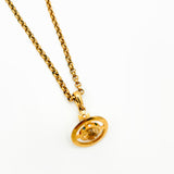 Vintage Gold Orb Necklace