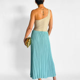 Pleat Knit Skirt