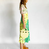 Kenzie Patchwork Midi Dress