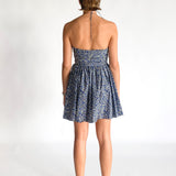 Bandeau Ruched Mini Dress