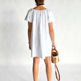 Drawcord Mini Dress