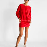 Samos Oversized Sweatshirt & Mikros Mini Skirt Set