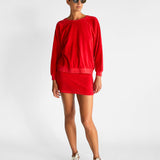 Samos Oversized Sweatshirt & Mikros Mini Skirt Set