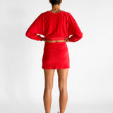 Samos Oversized Sweatshirt & Mikros Mini Skirt Set