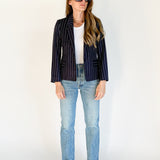 Pinstripe Blazer