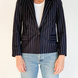 Pinstripe Blazer