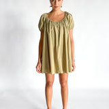 Drawcord Mini Dress