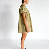 Drawcord Mini Dress