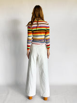 Rainbow Cashmere Sweater