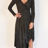 Polka Dot Wrap Dress