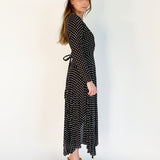 Polka Dot Wrap Dress