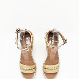 Double Rockstud Espiadrilles Wedges