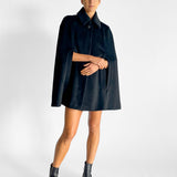 Wool Cape Coat