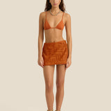 Towelling Wrap Skirt