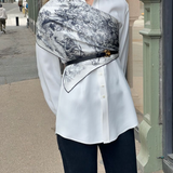 Silk Scarf Top
