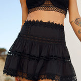 Greta Lace Mini Skirt