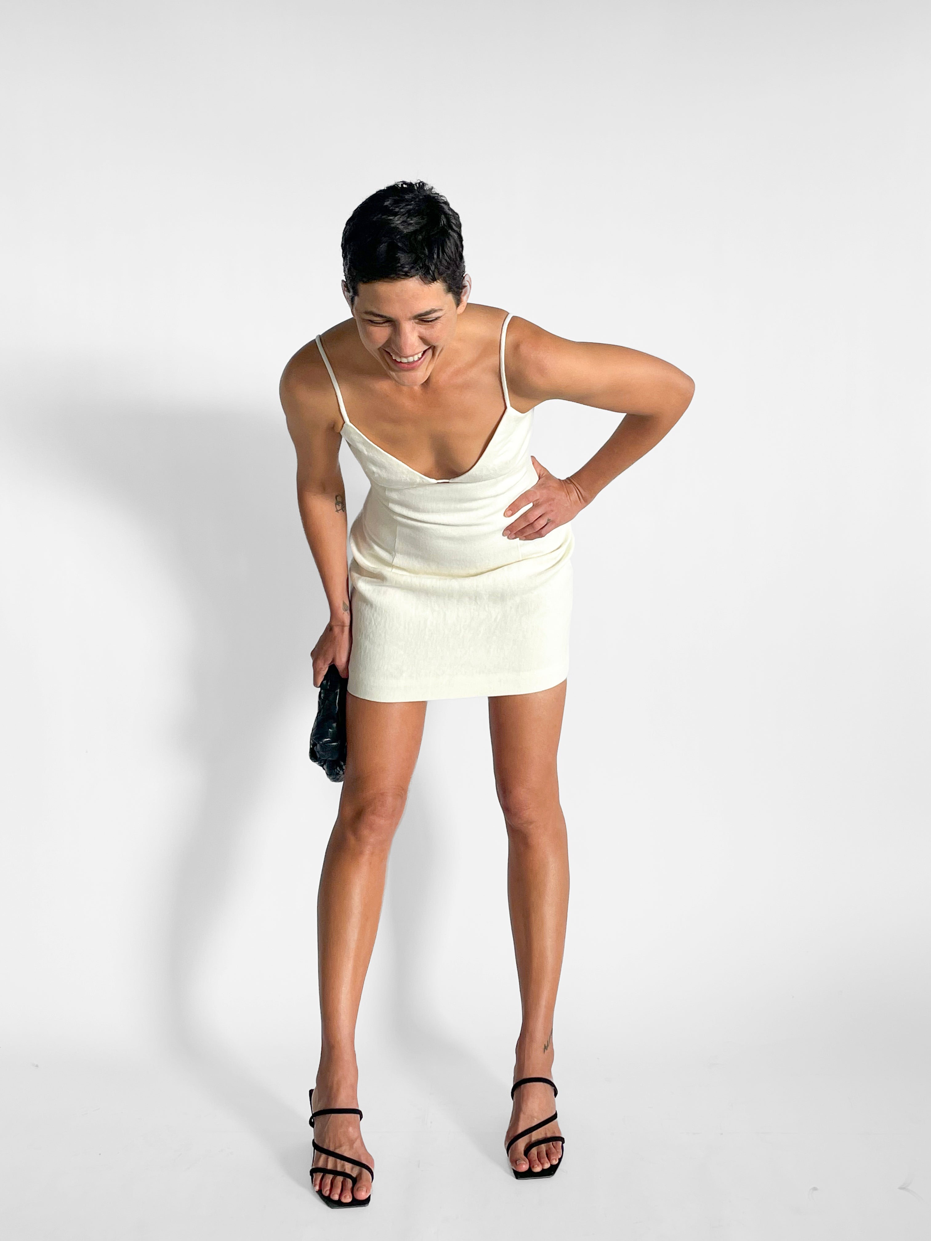 St. Agni Linen Bra Mini Dress — image 6 of 7