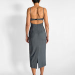 St. Agni Pinstripe Bra Dress — image 3 of 8