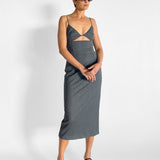 St. Agni Pinstripe Bra Dress — image 7 of 8