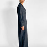 St. Agni Pinstripe Maxi Coat — image 5 of 5