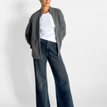 St. Agni Zip Detail Cardigan — image 2 of 5