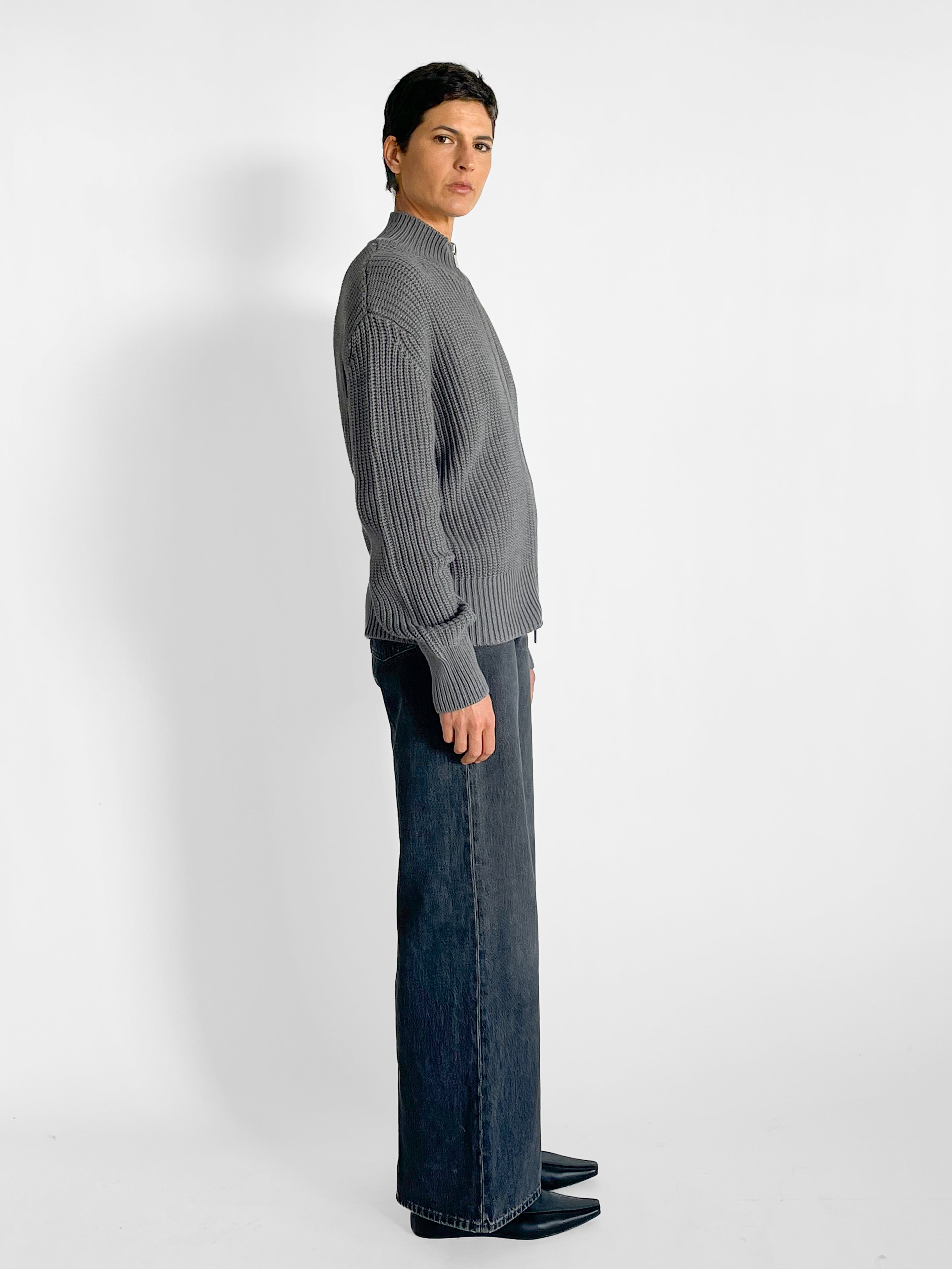 St. Agni Zip Detail Cardigan — image 4 of 5