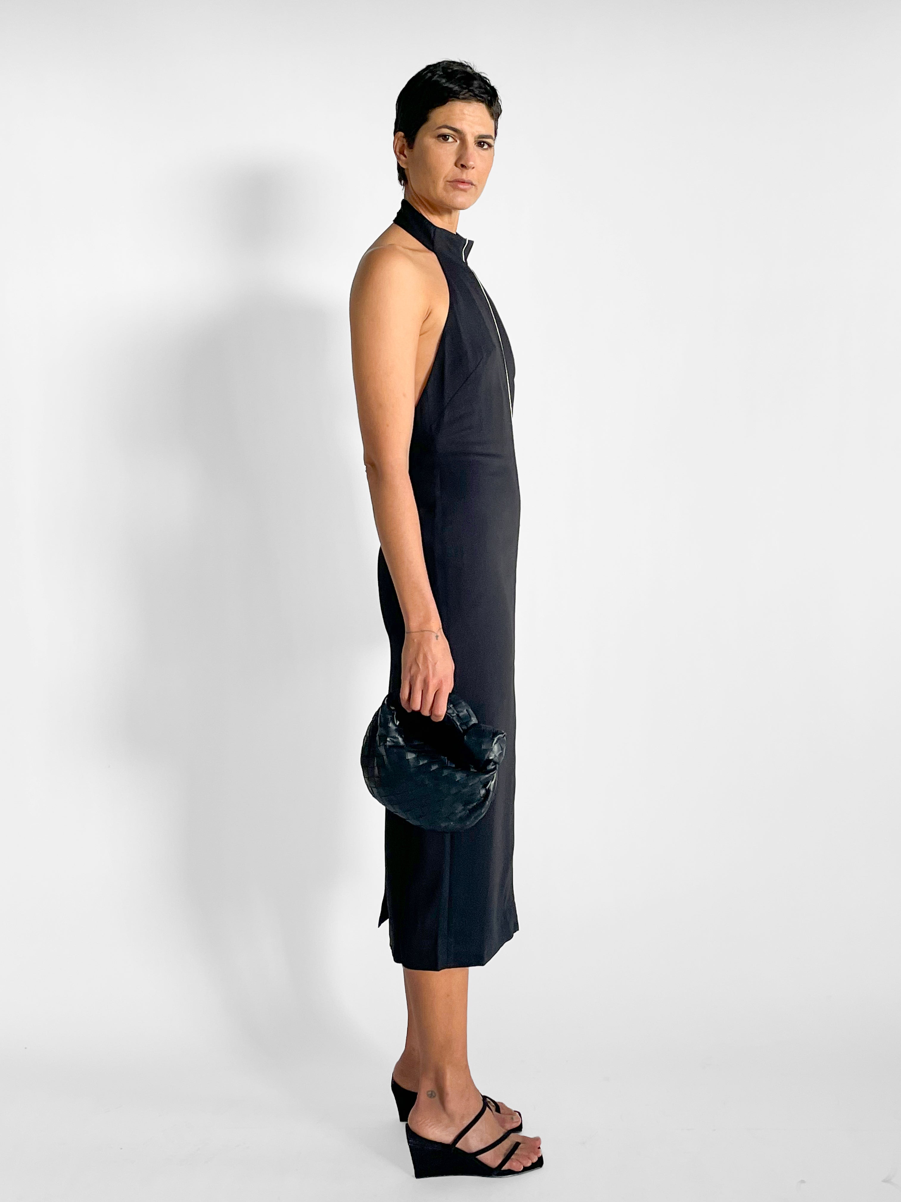 St. Agni Raw Edge Halter Dress — image 5 of 5