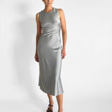 St. Agni Soft Silk Rouleau Tie Dress — image 1 of 5