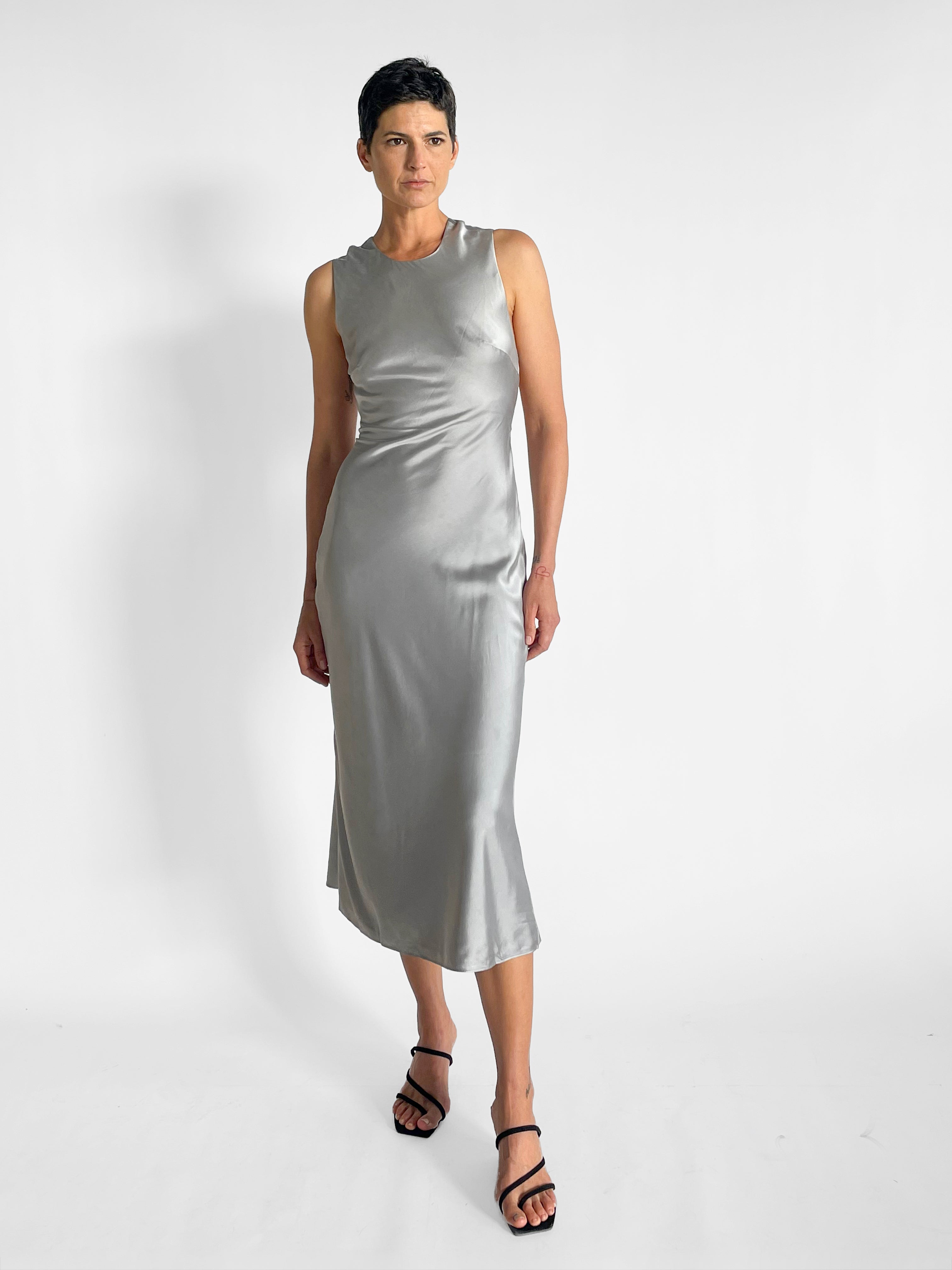 St. Agni Soft Silk Rouleau Tie Dress — image 1 of 5