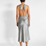 St. Agni Soft Silk Rouleau Tie Dress — image 2 of 5
