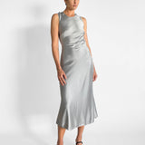 St. Agni Soft Silk Rouleau Tie Dress — image 4 of 5