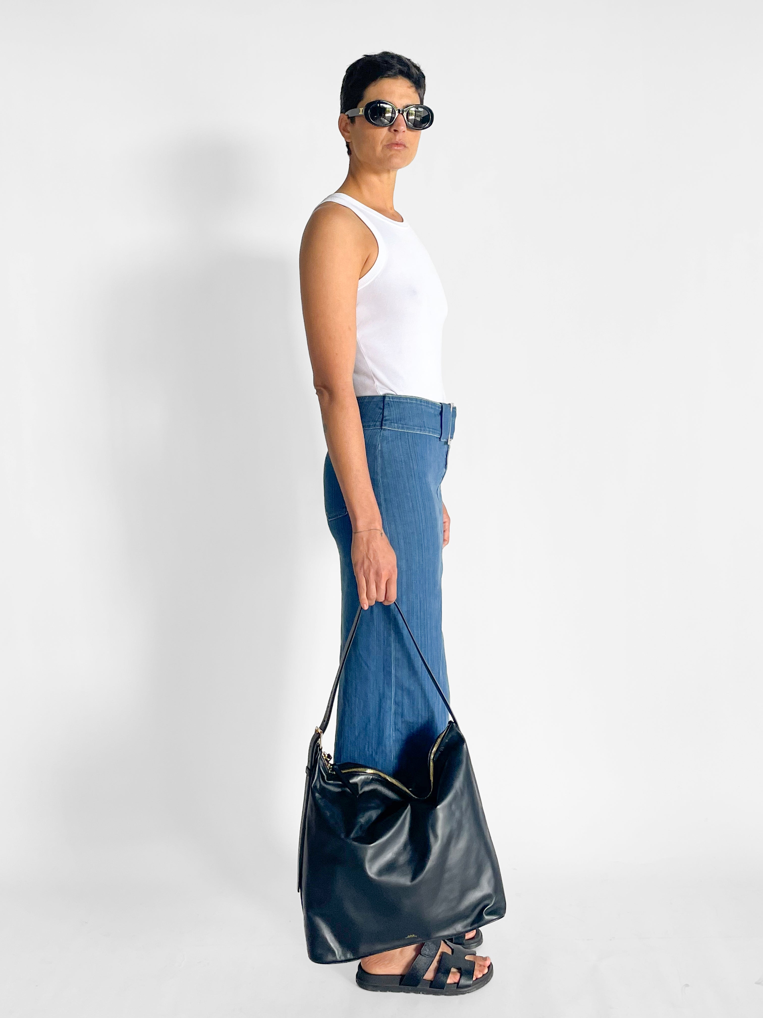 Paloma Wool Denim Midi Skirt — image 3 of 6