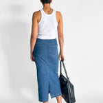 Paloma Wool Denim Midi Skirt — image 4 of 6