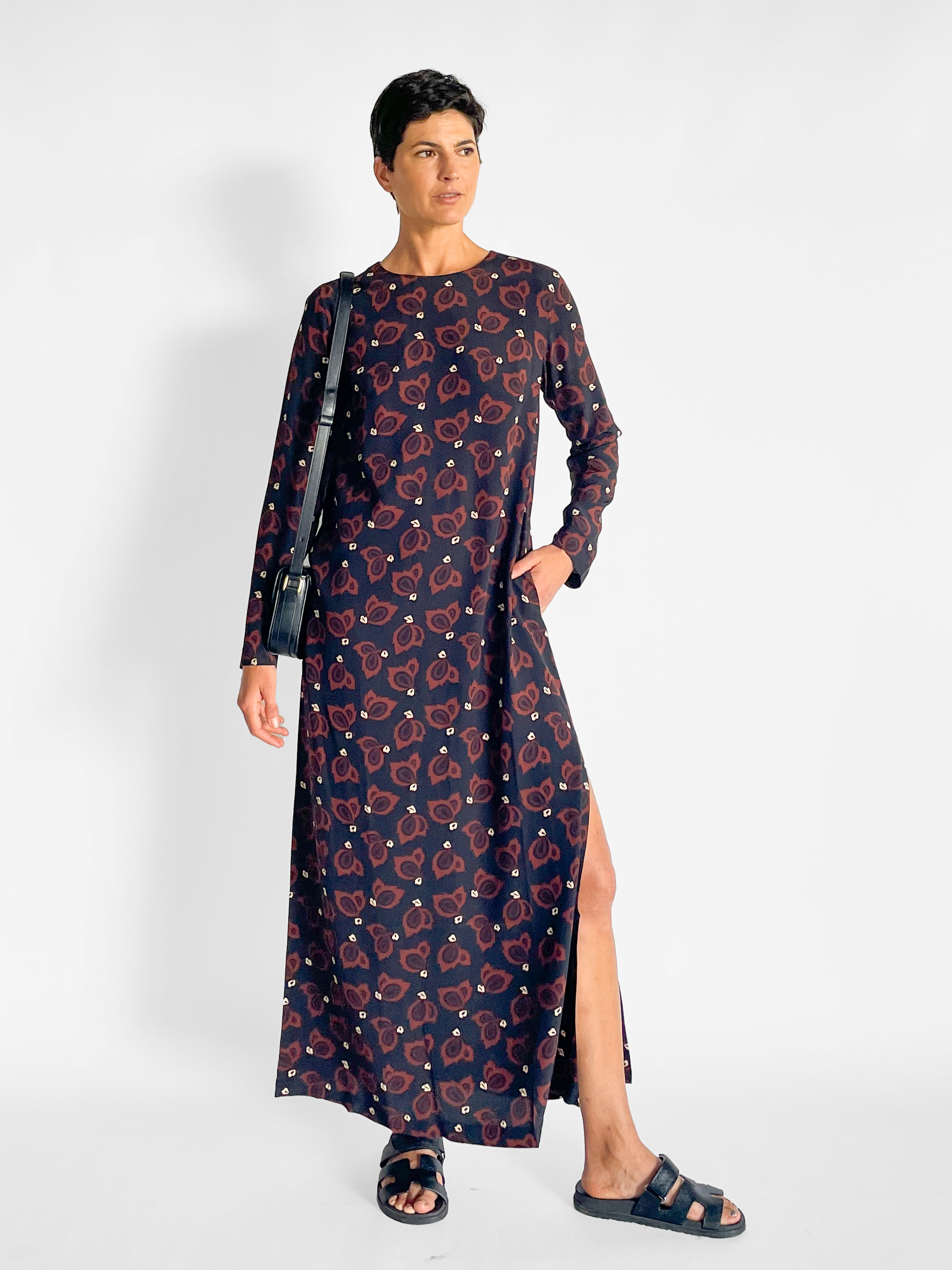 Matteau Long Sleeve Column Dress — image 1 of 5