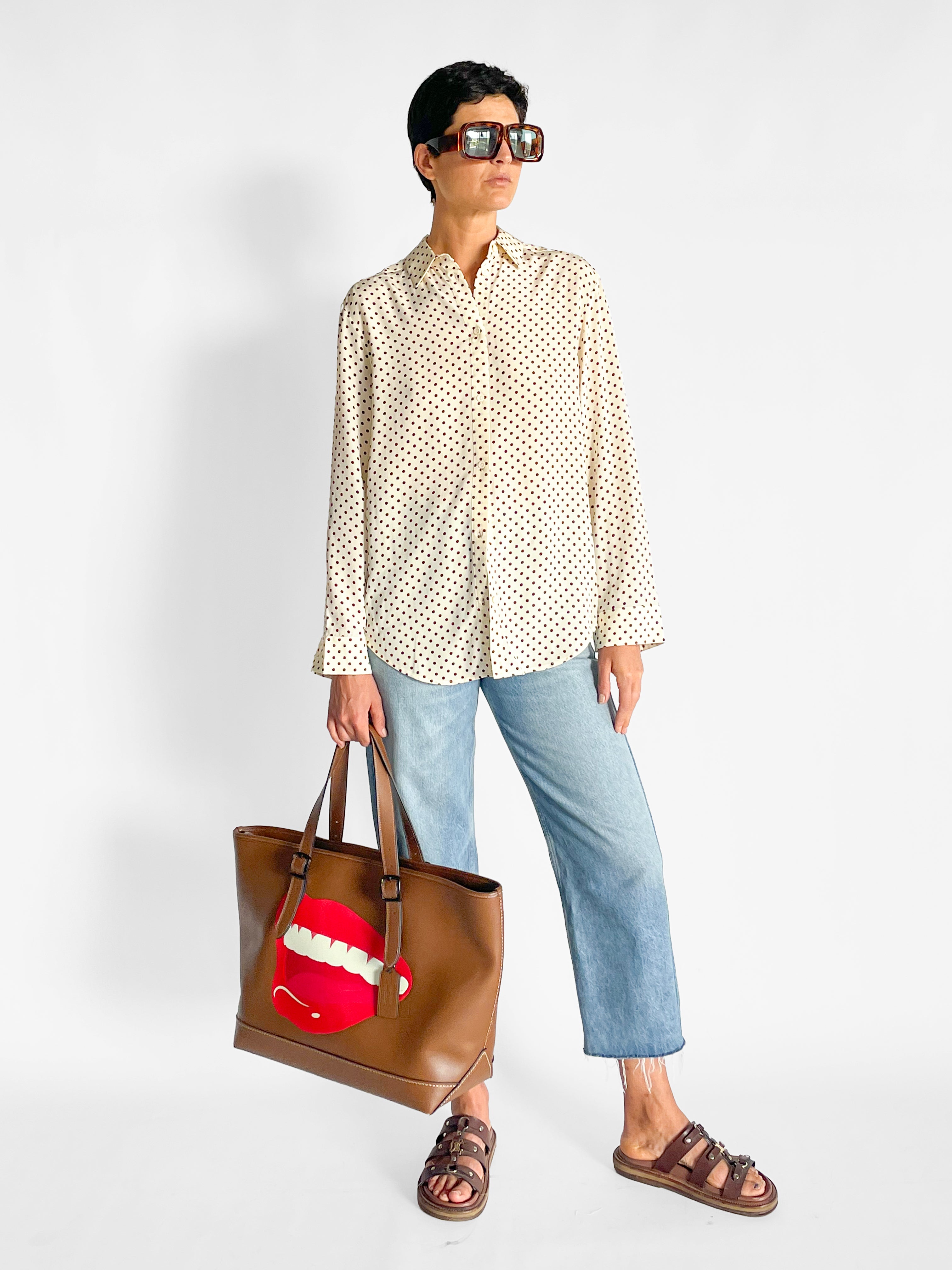 Matteau Long Sleeve Silk Shirt — image 2 of 5