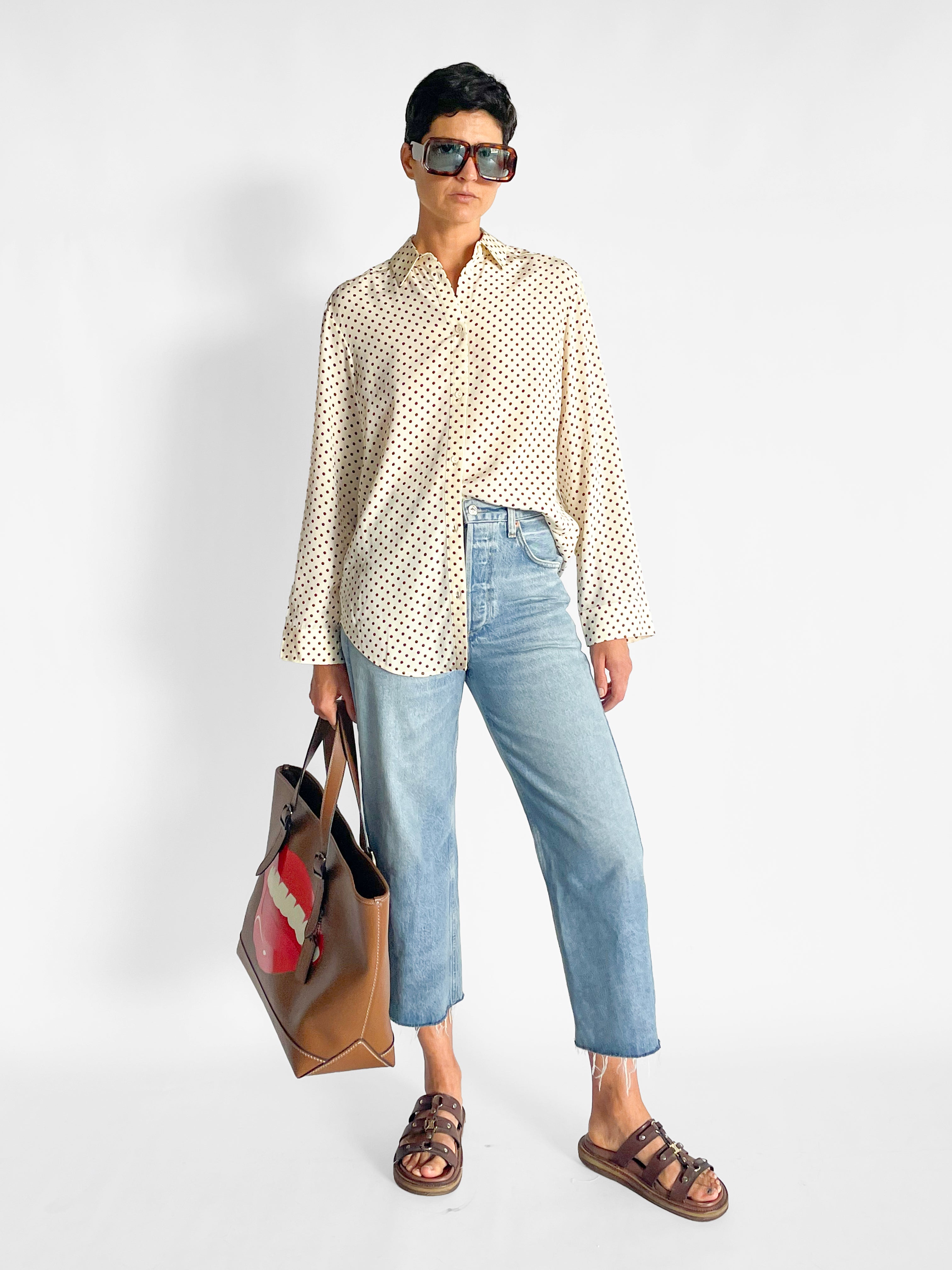 Matteau Long Sleeve Silk Shirt — image 4 of 5