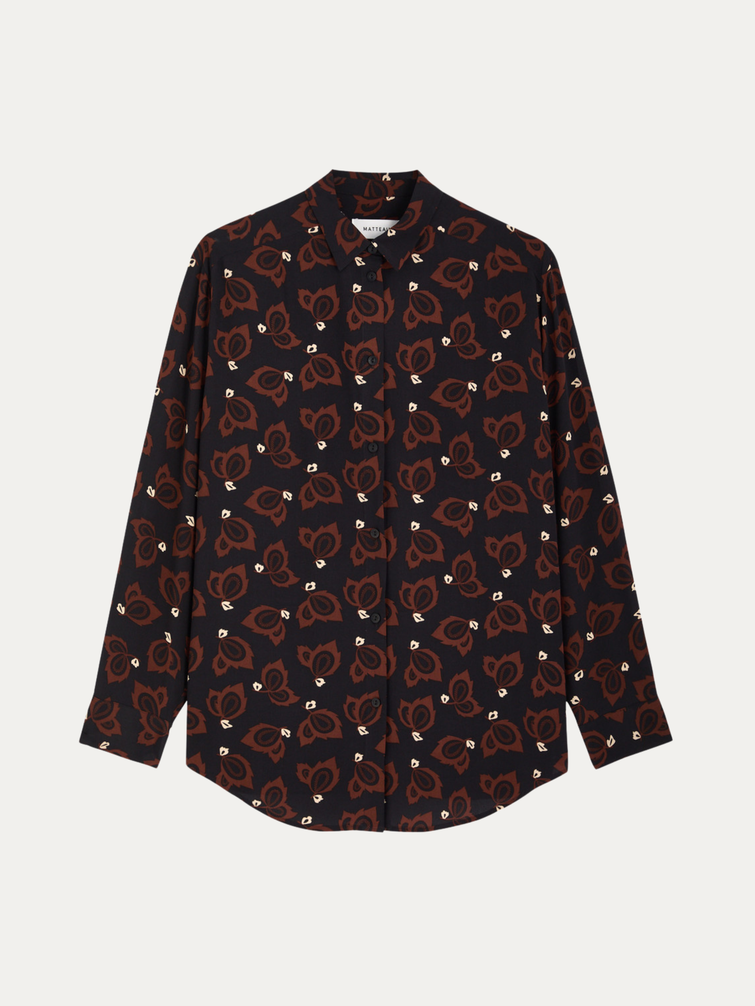 Matteau Long Sleeve Silk Shirt — image 6 of 6