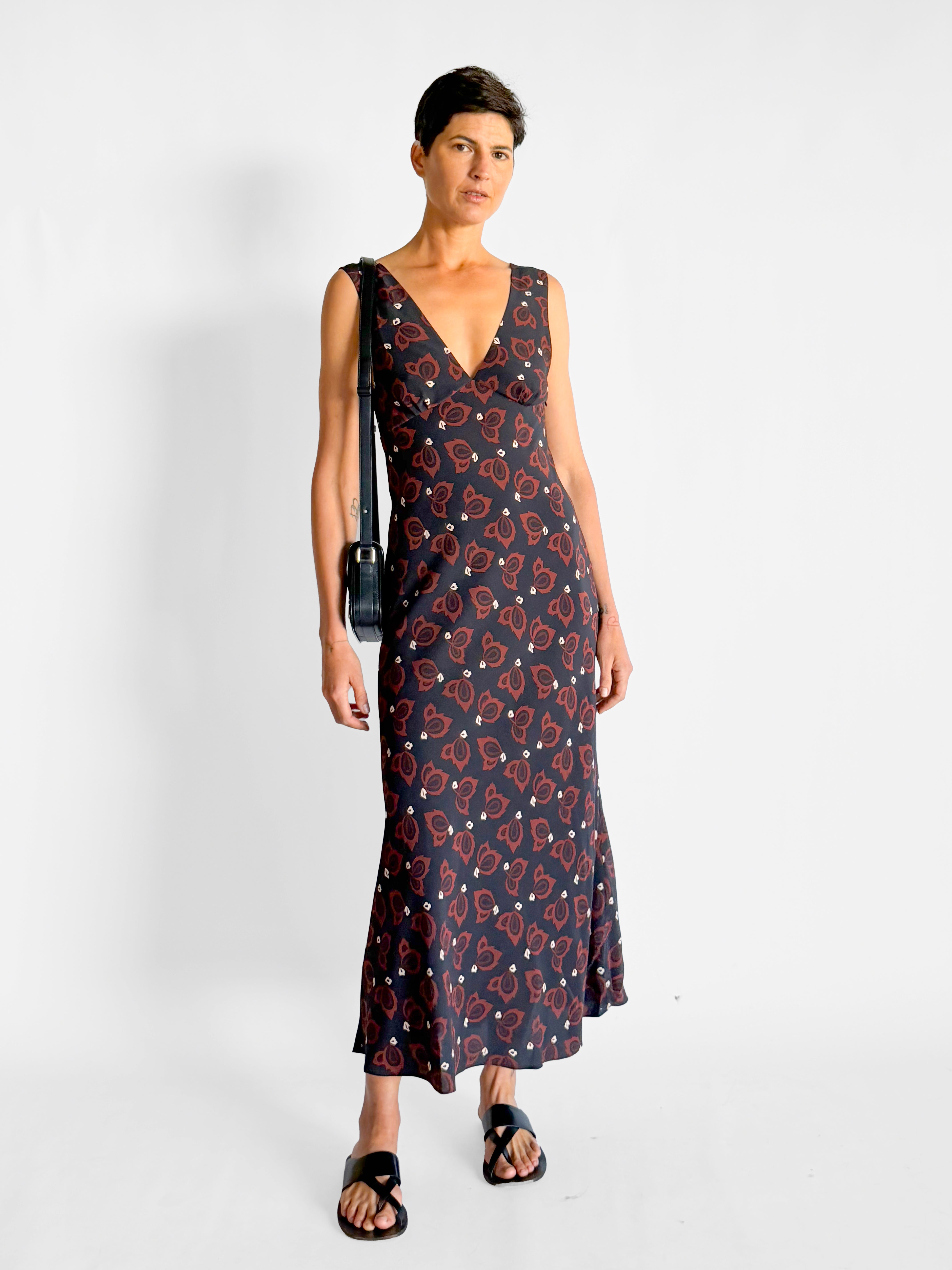 Matteau Plunge Slip Dress — image 1 of 5