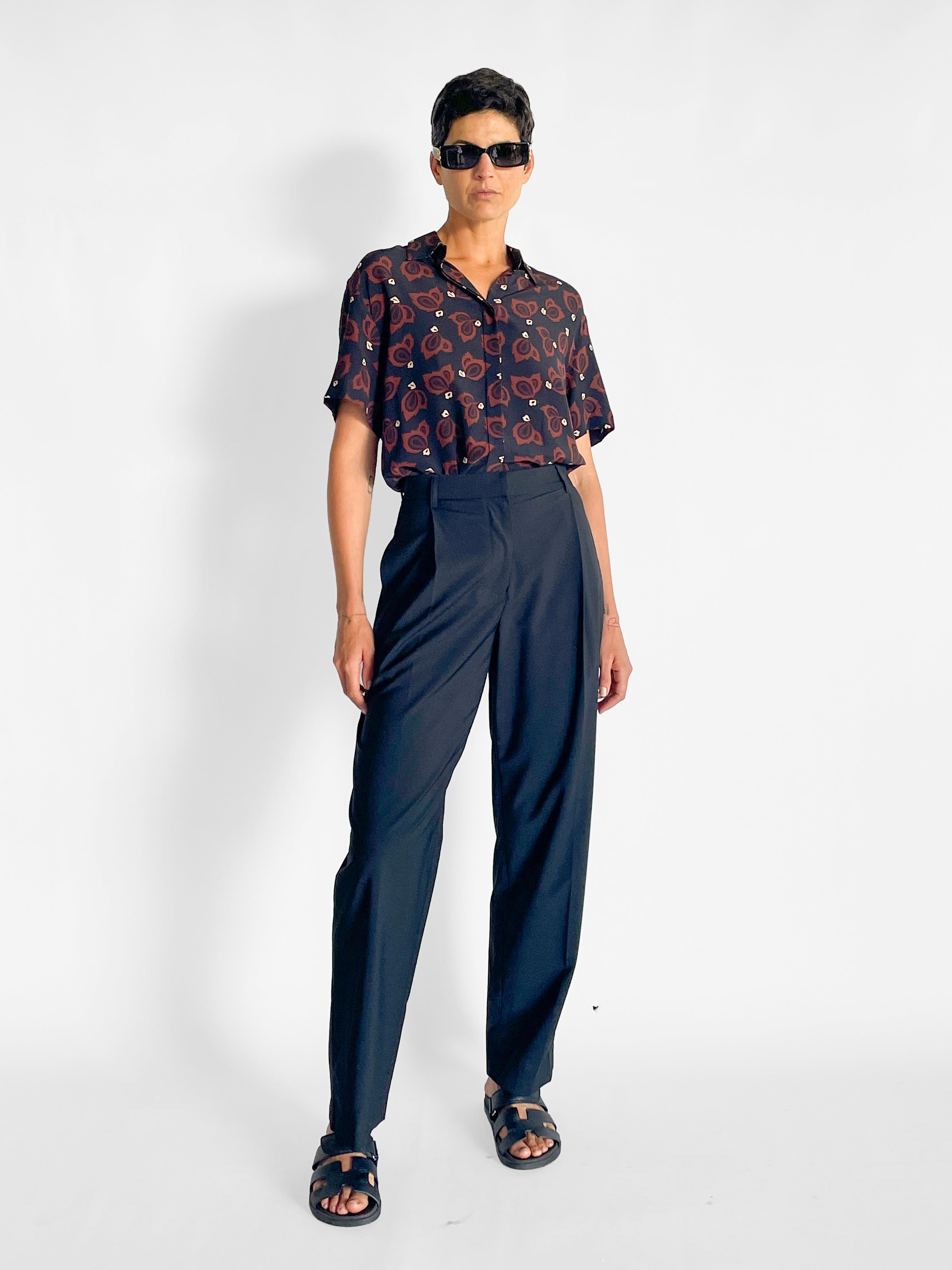 Matteau Relaxed Tailored Pleat Trouser — image 1 of 5
