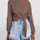 Side Tie blouse