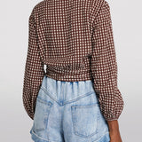 Side Tie blouse