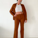 Drill Wide Leg Pant