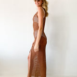 Dulcie Longline Button Up Dress