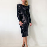 Sequin Midi Dress