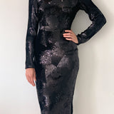 Sequin Midi Dress